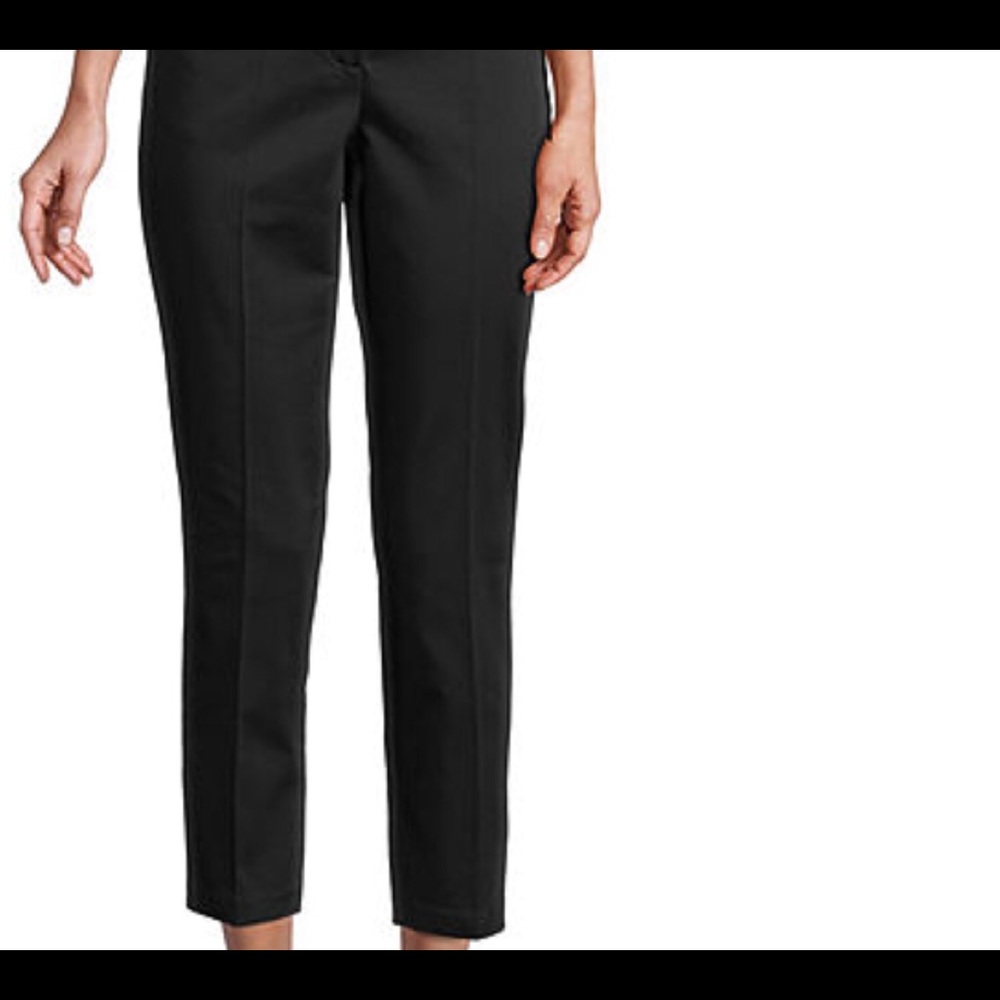 Liz&Co Black Capri Pants Size 14